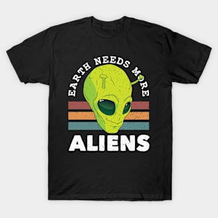 Alien, Aliens, UFO, UAP, Space Unknown Flight Object T-Shirt